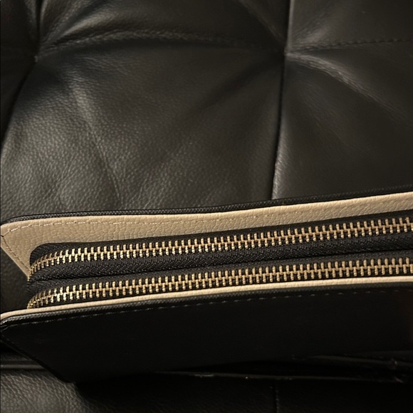 Michael Kors Black Wallet with Gold Accents - Picture 2 of 2